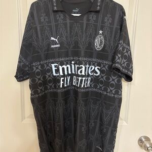 Puma AC Milan Pleasures Authentic 2023/24 Fourth Soccer Jersey Size XL